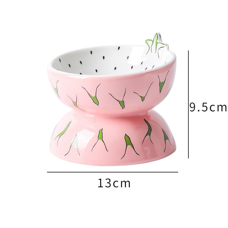 Fruits Design Cat Bowl