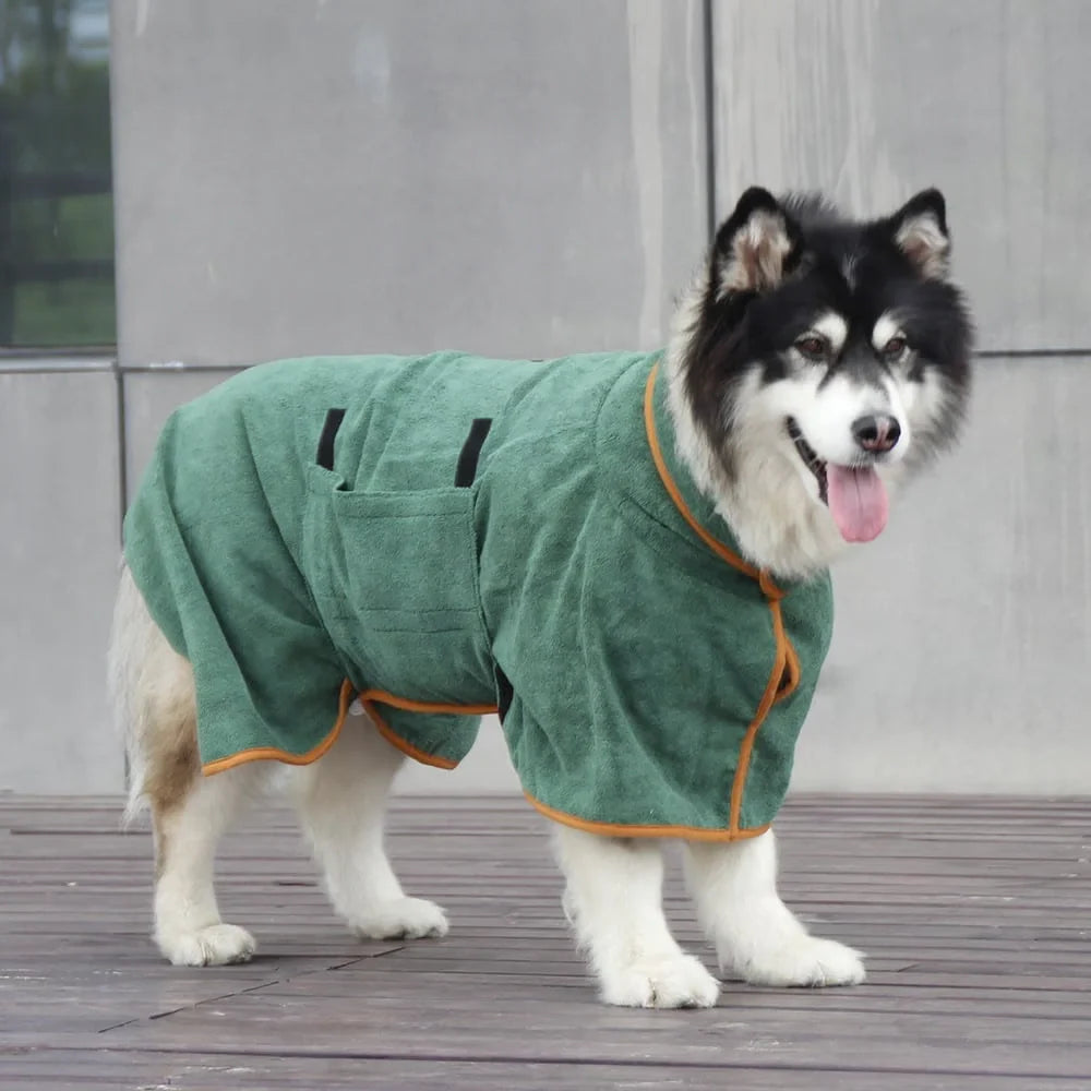 BathRuff™ Super Absorbent Pet Bathrobe