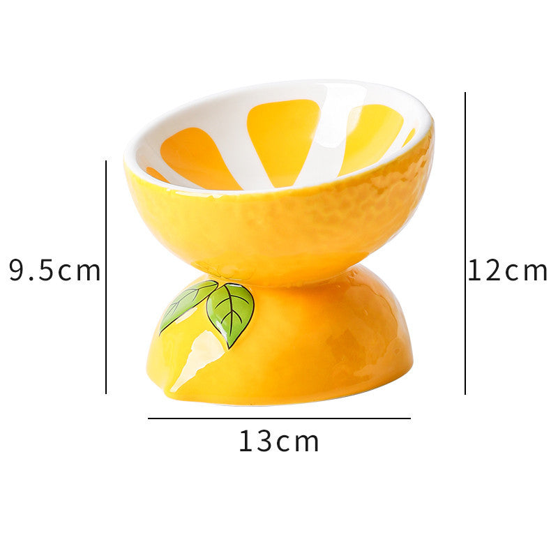 Fruits Design Cat Bowl