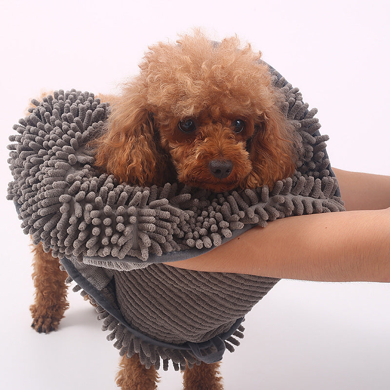 QuickFluff™ Quick Dry Soft Dog Bath Towel