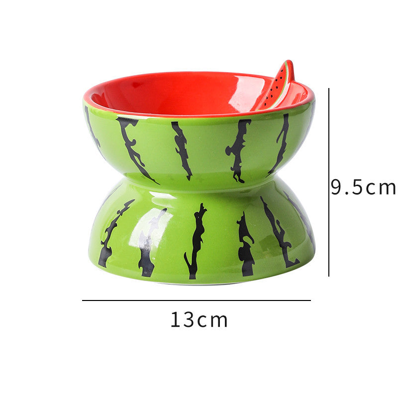 Fruits Design Cat Bowl