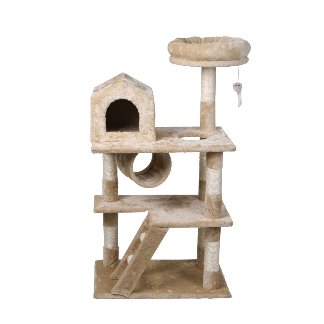 Cat Tree Tower Condo House Post Scratching Furniture Play Pet Activity Kitty Bed