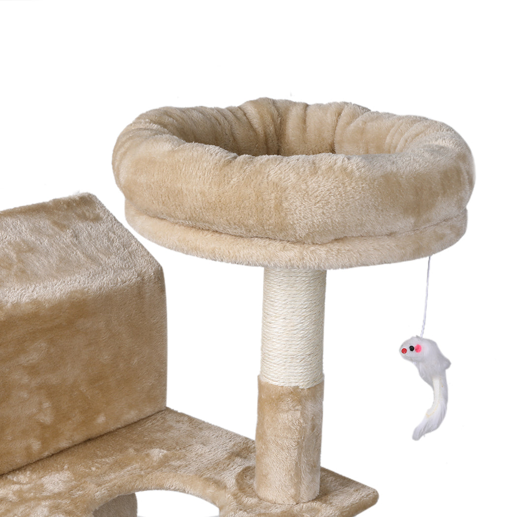 Cat Tree Tower Condo House Post Scratching Furniture Play Pet Activity Kitty Bed