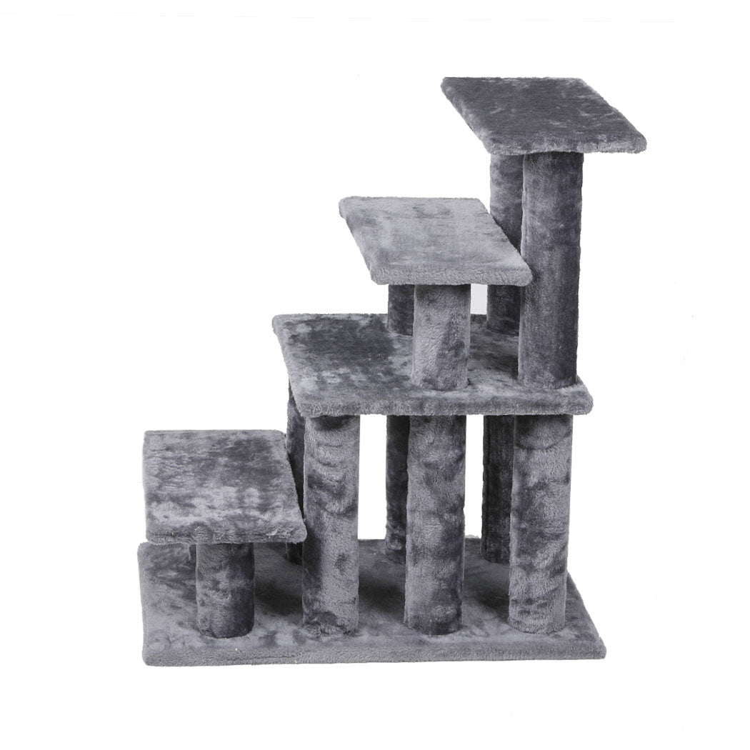 Cat Tree Beastie Scratching Post Pet Scratcher Condo Tower Scratcher Dog Climbing Grey