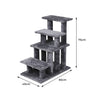 Cat Tree Beastie Scratching Post Pet Scratcher Condo Tower Scratcher Dog Climbing Grey