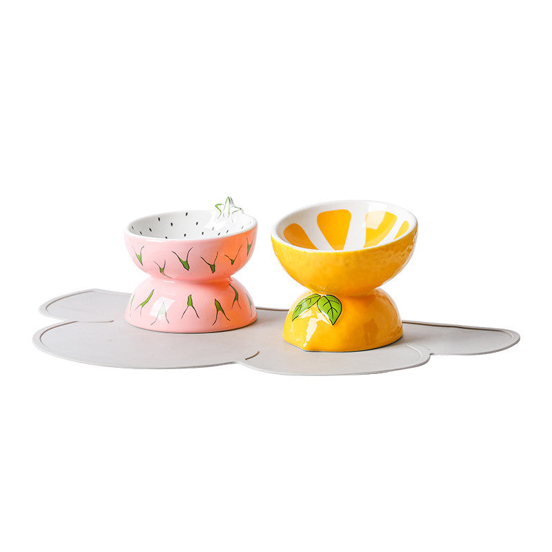 Fruits Design Cat Bowl