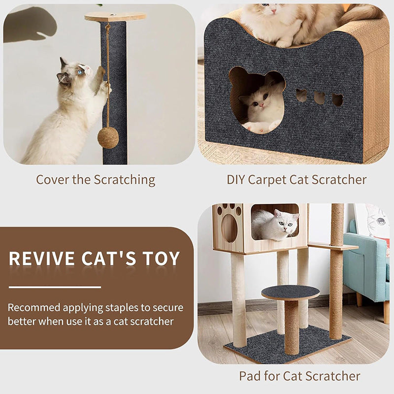 Self-Adhesive Carpet Cats Scratch Board