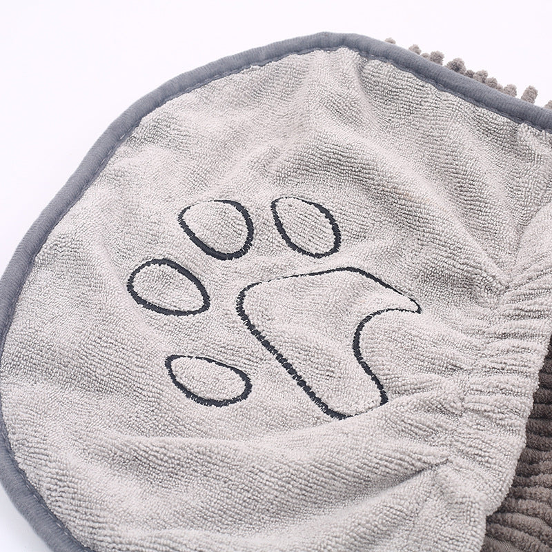 QuickFluff™ Quick Dry Soft Dog Bath Towel