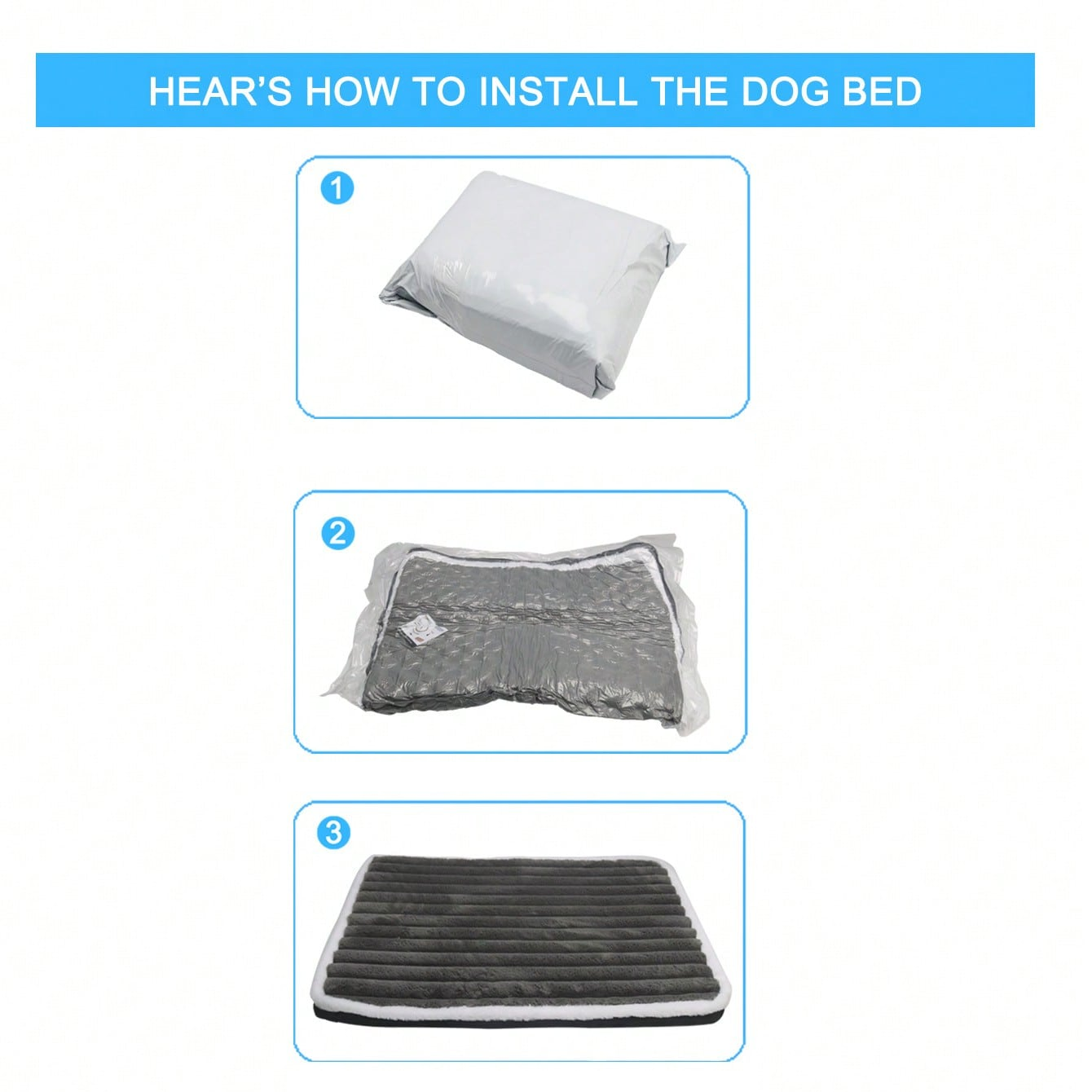 GripNap™ Non-slip Bottom Orthopedic Foam Dog Bed