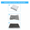 GripNap™ Non-slip Bottom Orthopedic Foam Dog Bed