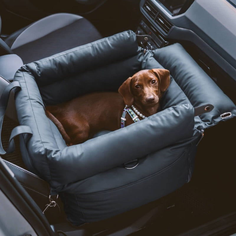 TravelNest™ Pet Car Seat Bed with Safety Buckle