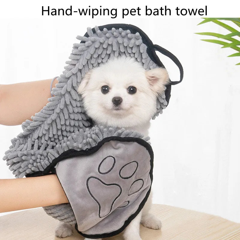 QuickFluff™ Quick Dry Soft Dog Bath Towel